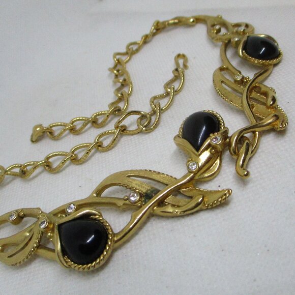 JOSE MARIA BARRERA Granada Necklace For Avon Branches Design Gold Tone Metal - Picture 13 of 15